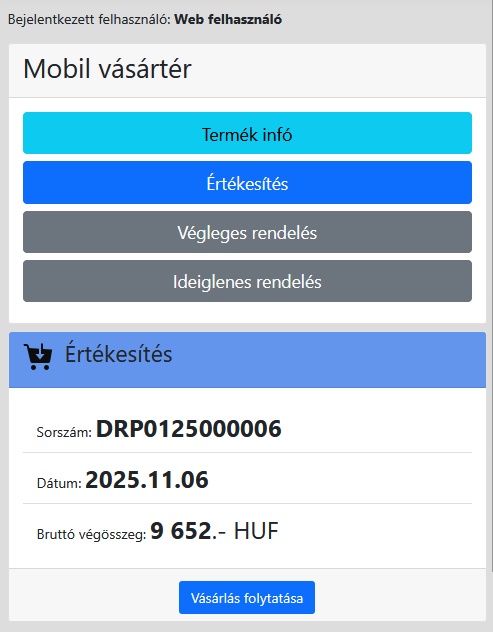 Mobil vásártér